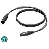 PROCAB CABLE NEUTRIK XLR 3P MACHO- XLR 3P HEMBRA DE 1 m