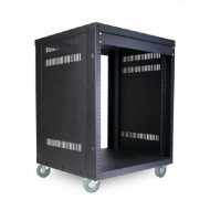 MUEBLE RACK FACTOR RACK CON RUEDAS 12U