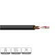 PROCAB CABLE MICROFONO 2 x 0,125 mm NEGRO - 1 m