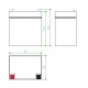 BATERIA AMG 12V 0,5Ah (90 x 70 x 101 mm) F2