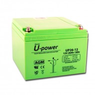 BATERIA AGM 12V 26Ah (166 x 175 x 125 mm) UP26-12