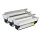 CAJA MECANISMOS PARA EMPOTRAR CON TAPA Y CEPILLO 270 mm color Blanco