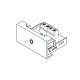 Panel Mini Jack 3,5 mm (45 x 22,5 mm) para cajas con carril