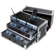 ALTAIR FLIGHTCASE vacio para 8 petacas Extreme + 2 cargadores + 1 base + 9 auriculares