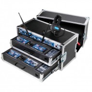 ALTAIR FLIGHTCASE vacio para 8 petacas Extreme + 2 cargadores + 1 base + 9 auriculares