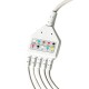 CABLE ECG MONOBLOQ 5 DERIVACIONES TERMINA.EN PINZA