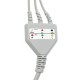 CABLE ECG MONOBLOQ 3 DERIVACIONES TERMINA.EN PINZA