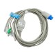 CABLE ECG MONOBLOQ 5 DERIVACIONES TERMINA.EN PINZA