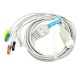 CABLE ECG MONOBLOQ 5 DERIVACIONES TERMINA.EN PINZA