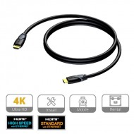 Cable HDMI Hi-Speed conectores HDMI en los 2 extremos de 10 m
