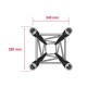 CONTEST QUATRO-050 TRUSS ALUMINIO 290MM DE 0,50 M.