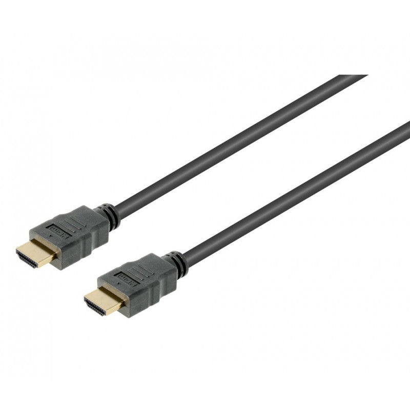 Cable HDMI Hi-Speed conectores HDMI en los 2 extremos de 2 m