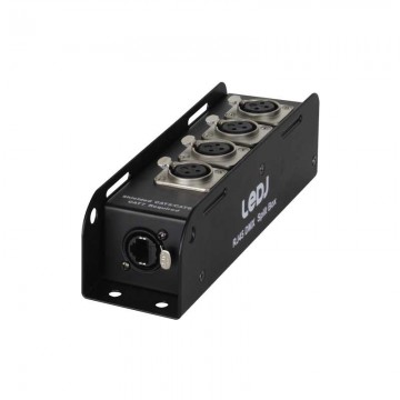 LEDj Adaptador 1 EtherCON a DMX con 4 XLR 3 PIN