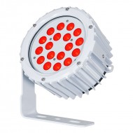 LEDJ PROYECTOR 18 LED ROJO x 3w IP65 15º + 31º (ASPECT XL)