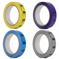 IDENTI-TAK Pack 4 rollos de 24 mm x 30 m impresos con 25, 30, 40 y 50 metros