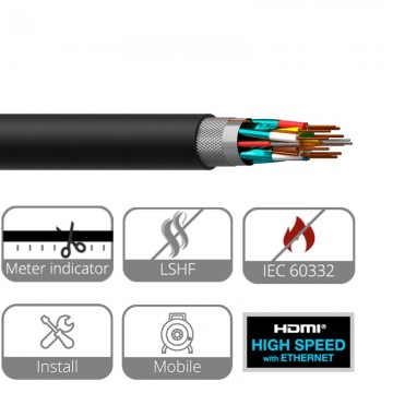 PROCAB CABLE HDMI AWG 24 Flamoflex. P.Metro