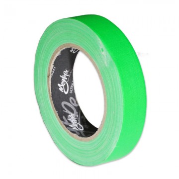 CINTA DE TELA FLUORESCENTE 25 mm x 25 m VERDE