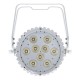 LEDj Proyector 9 LED 10W RGBWAUV PAR IP65 Cuerpo blanco