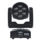 EQUINOX CABEZA MOVIL WASH 7 LED 12W RGBW ZOOM 6º-45º (Fusión 120 MKII)