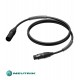 PROCAB Cable Neutrik XLR 3P Macho XLR 3P Hembra 10m