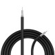 PROCAB CABLE VIDEO COAXIAL 75 OHM 6 mm RG6/U SOLIDNHFR FLEXIBLE NEGRO