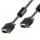 CABLE SVGA 15 Pin MACHO-MACHO 5 m color negro