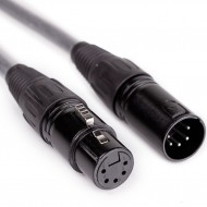 ADMIRAL CABLE DMX 5 PINES XLR 2,5 m NEGRO