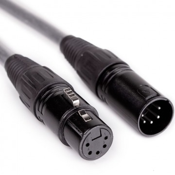 ADMIRAL CABLE DMX 5 PINES XLR 3 m NEGRO