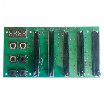 TRITON PCB control potenciometros + display + pulsadores para cañón LED 440W