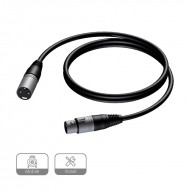 PROCAB CABLE XLR 3P MACHO- XLR 3P HEMBRA DE 1 m