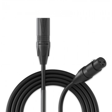 PROCAB CABLE DMX 3P XLR MACHO-XLR 3P HEMBRA DE 5 MTS NEUTRIK