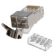 CONECTOR RJ45 CAT 6A FTP MACHO CRIMPA