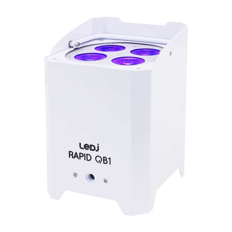 Proyector portátil con batería 4 LED de 8W RBGA. LEDj QB1 IP