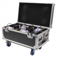 LEDJ Flightacase para carga y transporte de 8 proyectores IP RAPID QB1