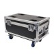 LEDJ Flightacase para carga y transporte de 8 pro yectores IP RAPID QB1