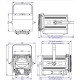 BRITEQ Fresnel LED 150W 3200K Zoom 8º a 52º BT-TEATRO 150EZ MK2