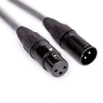 ADMIRAL CABLE DMX 2 m CONECTORES XLR 3 PIN NEGRO