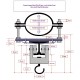 SilujTEX soporte para tubo en linea con el carriluminio SilujTEX