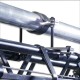 SilujTEX soporte doble a tubo 50 mm carril acero SilujTEX
