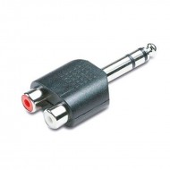 ADAPTADOR 2 RCA HEMBRA / JACK STEREO MACHO