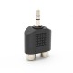 ADAPTADOR 2 RCA HEMBRA/1 MINI JACK 3.5 MONO