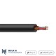PROCAB CABLE MICROFONO 2 x 0,23 mm NEGRO (ROLLO 100 metros)