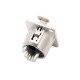 FactorLINK conector XLR 4 Pin hembra chasis color plata