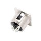 FactorLINK conector XLR 5 Pin macho chasis color plata