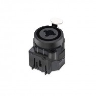 FactorLINK conector XLR combi XLR 3 Pin + Jack 6,35 90º negro 6 Pin