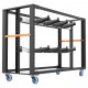 ADMIRAL SET 2 PANELES LATERALES H 203 CON SOPORTE CENTRAL PARA MEATRACK