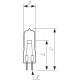 LAMPARA BI-PIN 95W 17V 14623 PHILIPS G6.35