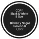 FACTOR GOBO COPIA TAMAÑO B - 1 COLOR (EXTERIOR 86 MM. INTERIOR 64,5 MM)