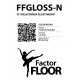 FF SUELO DANZA GLOSS NEGRO 2M/L- 1,2 mm