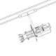TRITON SOPORTE PARA PERFIL DE CARPAS MWL 100 kg Color Plata
